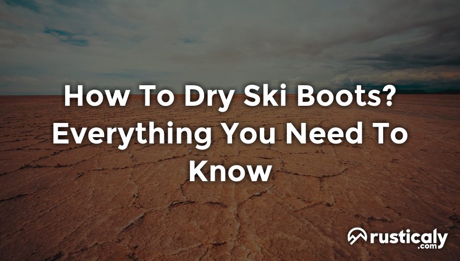 how to dry ski boots