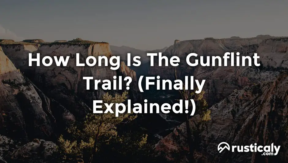 how long is the gunflint trail