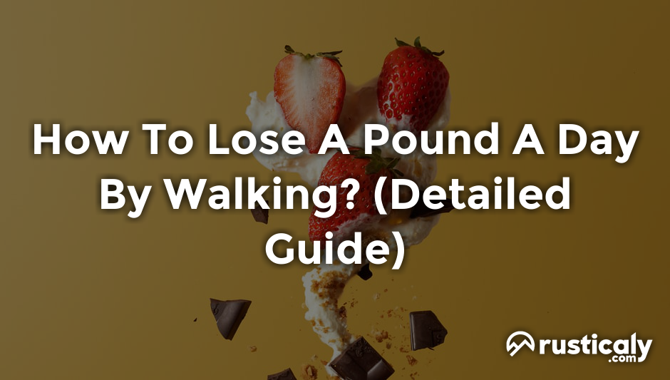 how to lose a pound a day by walking