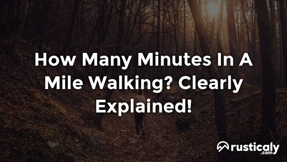 how many minutes in a mile walking