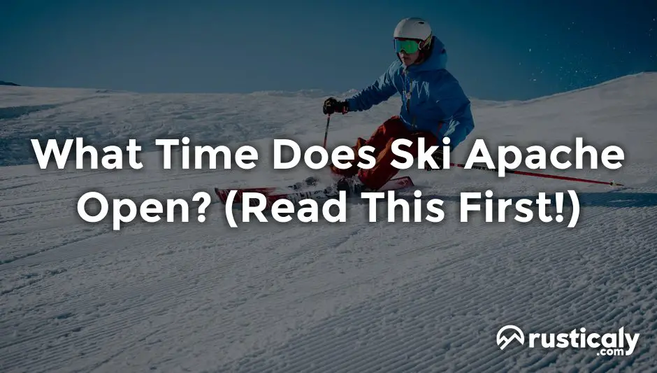 what time does ski apache open