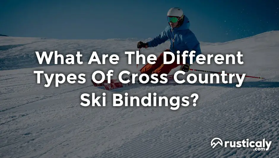 what are the different types of cross country ski bindings