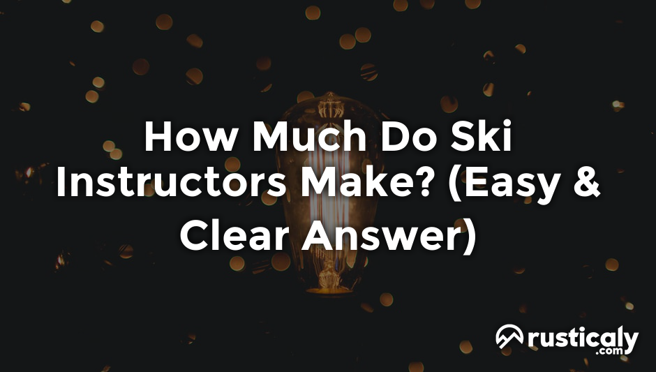 how much do ski instructors make