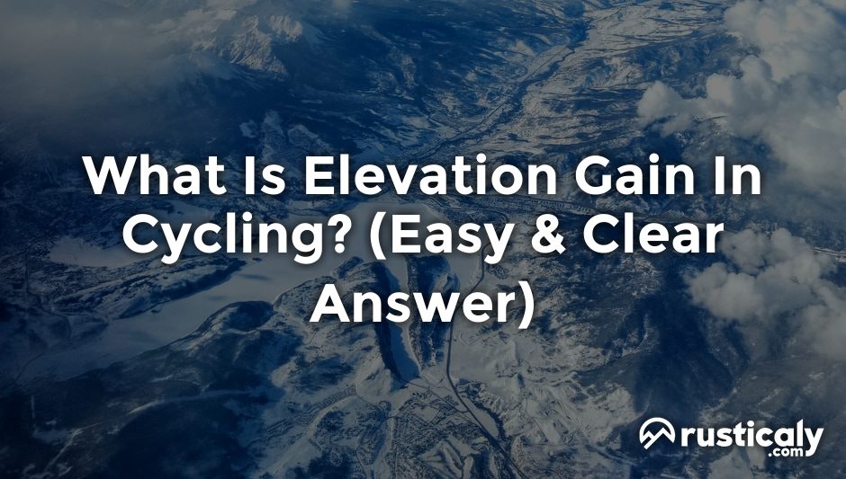 what is elevation gain in cycling