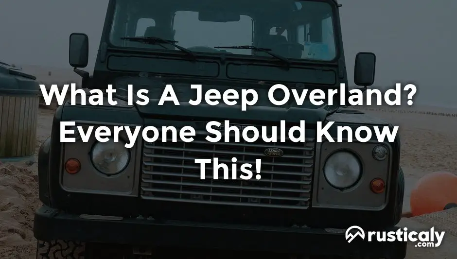 what is a jeep overland