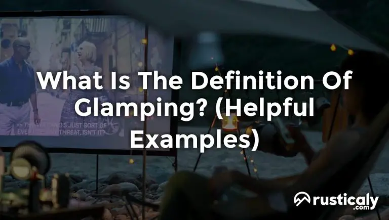 what is the definition of glamping