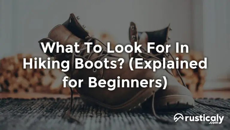 what to look for in hiking boots