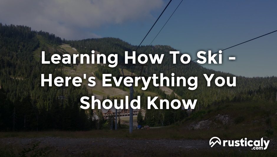 learning how to ski
