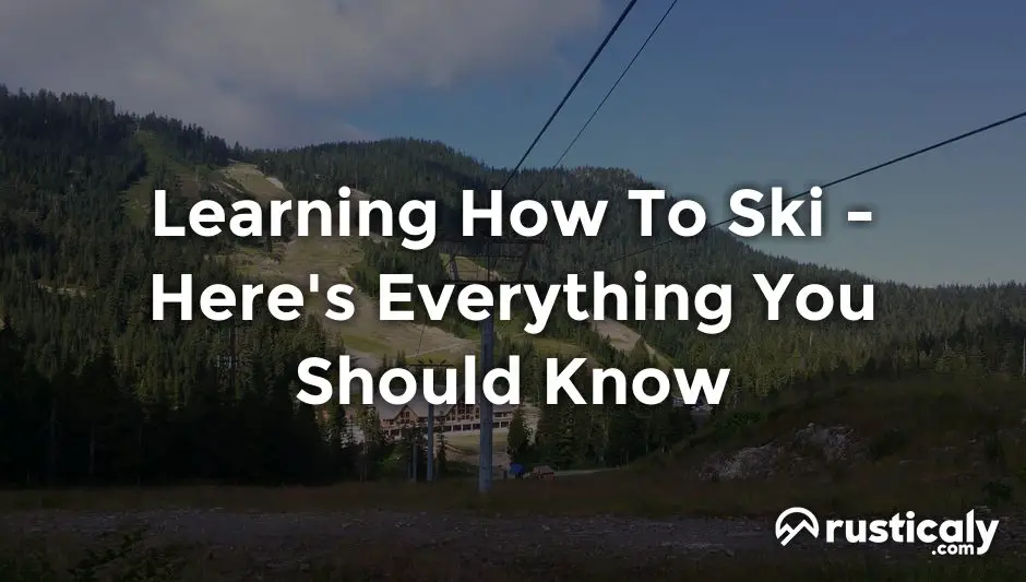 learning how to ski