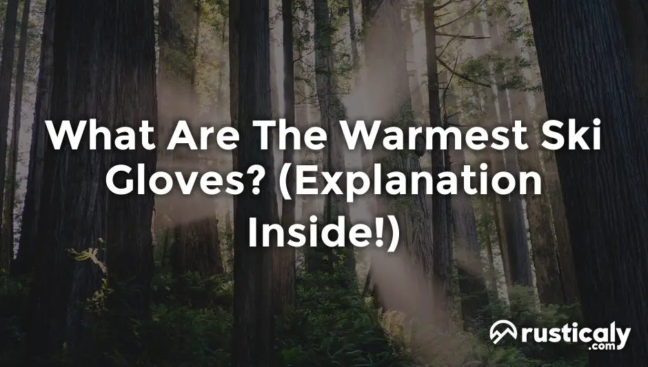 What Are The Warmest Ski Gloves? (Explanation Revealed!)