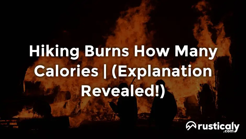 hiking burns how many calories