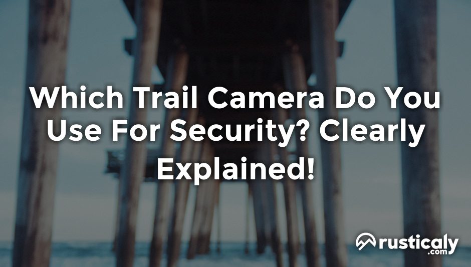 which trail camera do you use for security
