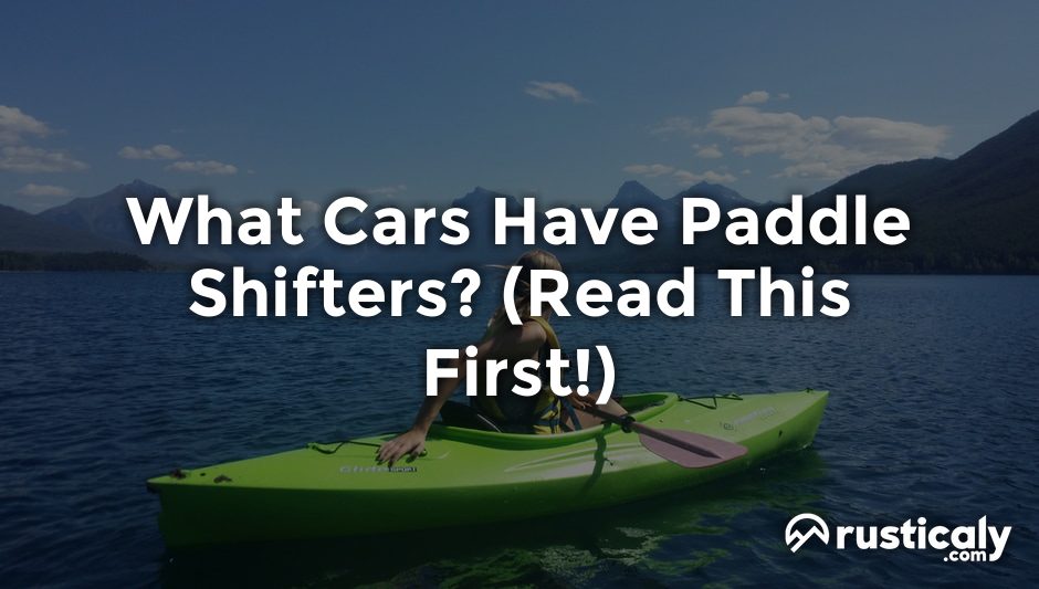 what cars have paddle shifters