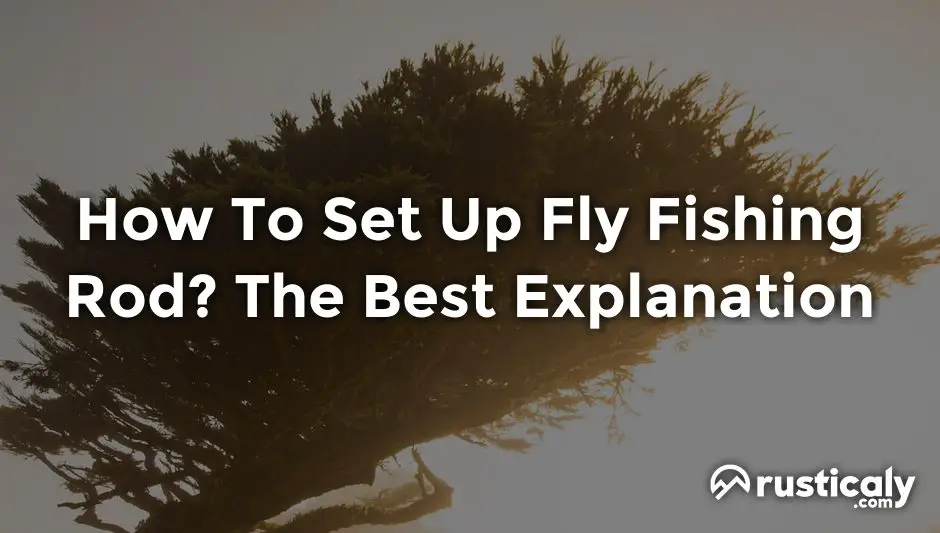 how to set up fly fishing rod