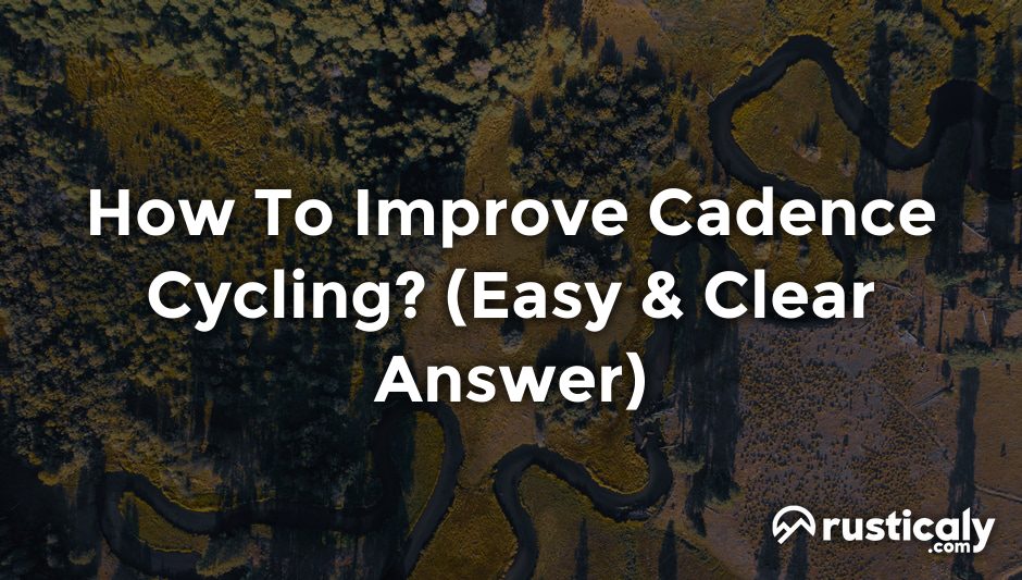 how to improve cadence cycling