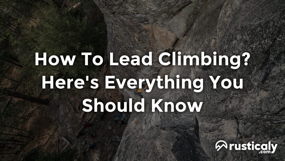 how to lead climbing