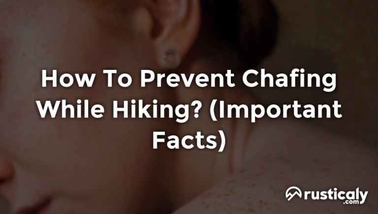 how to prevent chafing while hiking