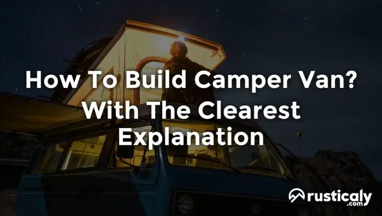 how to build camper van