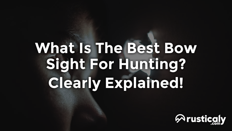 what is the best bow sight for hunting