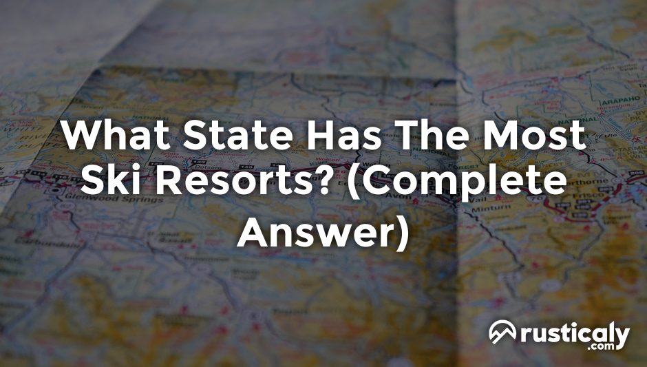 what state has the most ski resorts