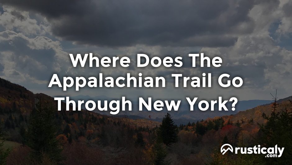 where does the appalachian trail go through new york