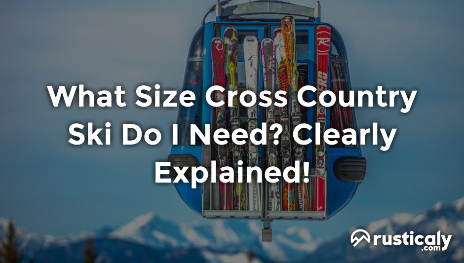 what size cross country ski do i need