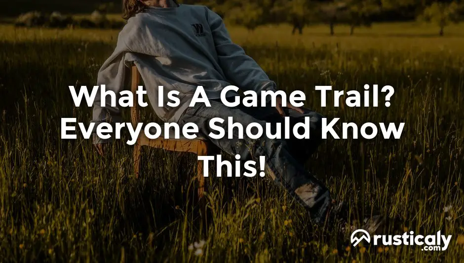 what is a game trail