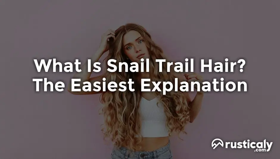 what is snail trail hair