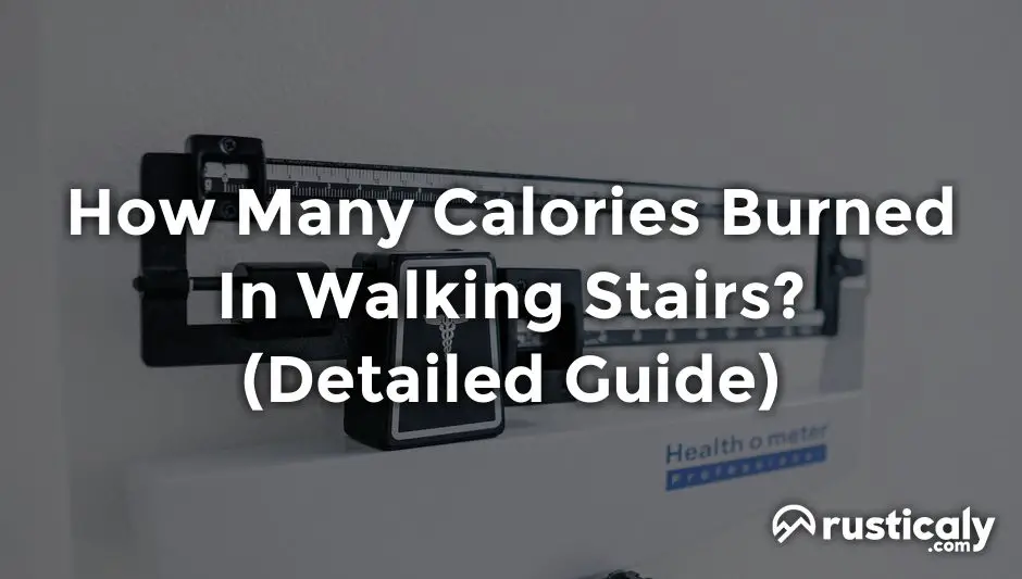 how many calories burned in walking stairs