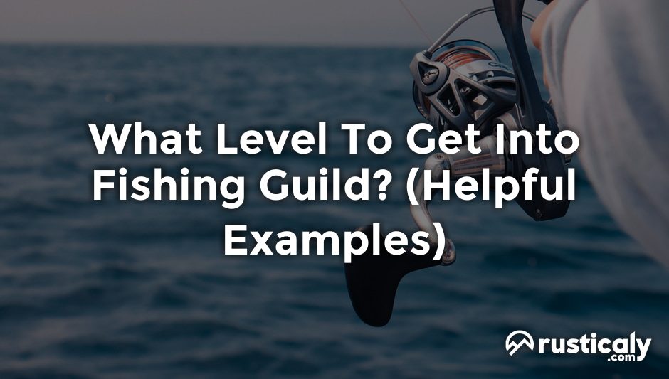 what level to get into fishing guild