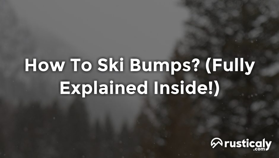 how to ski bumps
