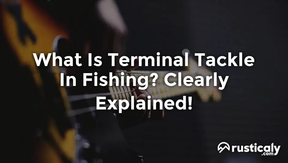 what is terminal tackle in fishing