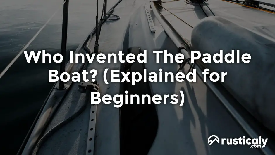 who invented the paddle boat