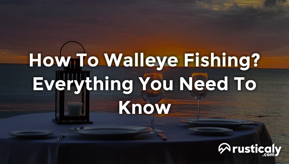 how to walleye fishing