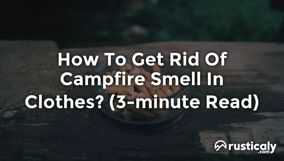 How To Get Rid Of Campfire Smell In Clothes? (Quick Facts)
