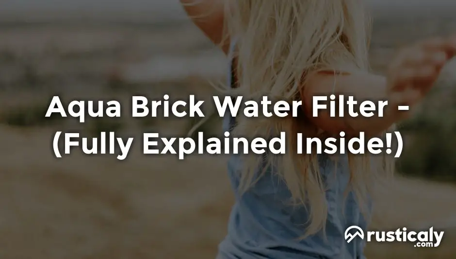 aqua brick water filter