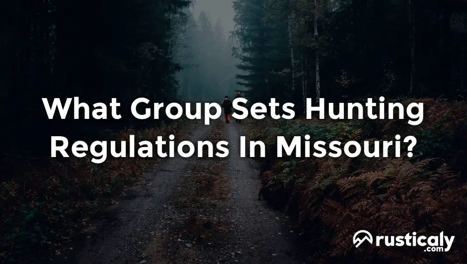 what group sets hunting regulations in missouri