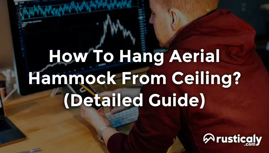 how to hang aerial hammock from ceiling