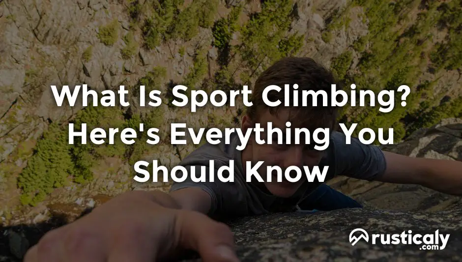 what is sport climbing