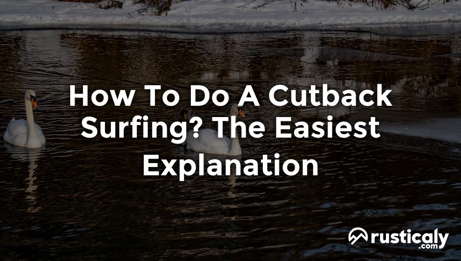 how to do a cutback surfing