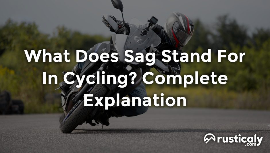 what does sag stand for in cycling