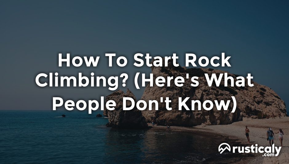 how to start rock climbing
