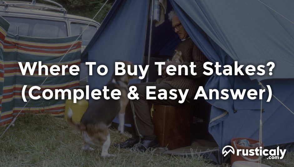 where to buy tent stakes