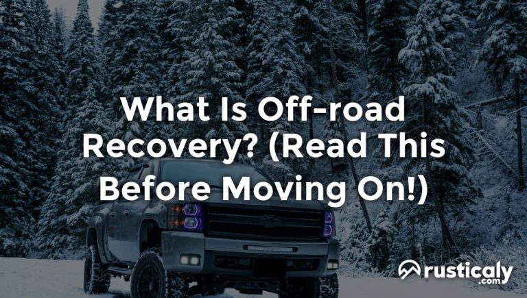 what is off-road recovery