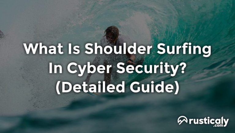 what is shoulder surfing in cyber security