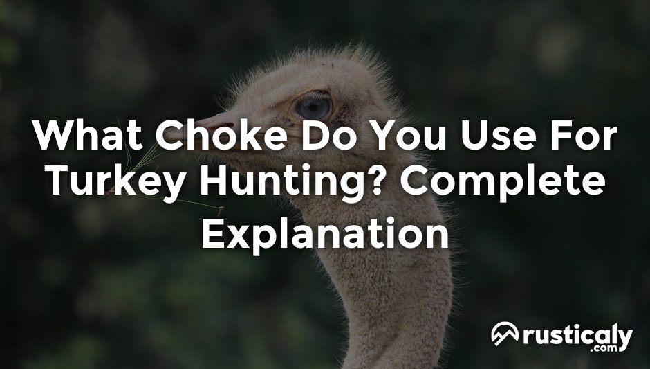 what choke do you use for turkey hunting