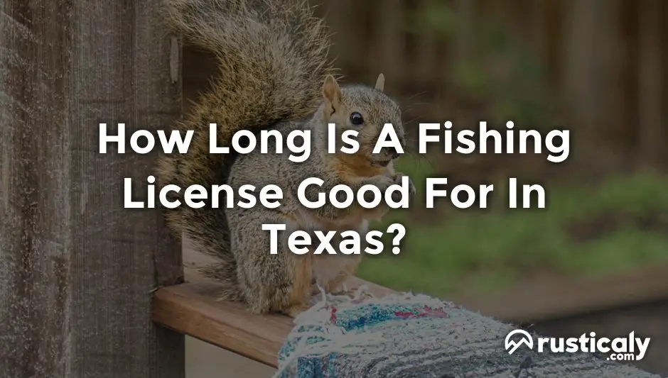 how long is a fishing license good for in texas
