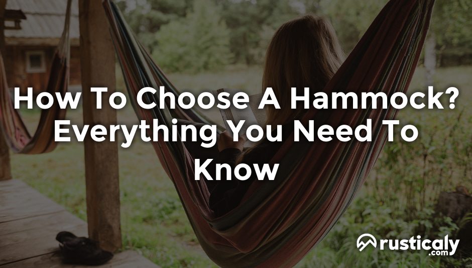 how to choose a hammock