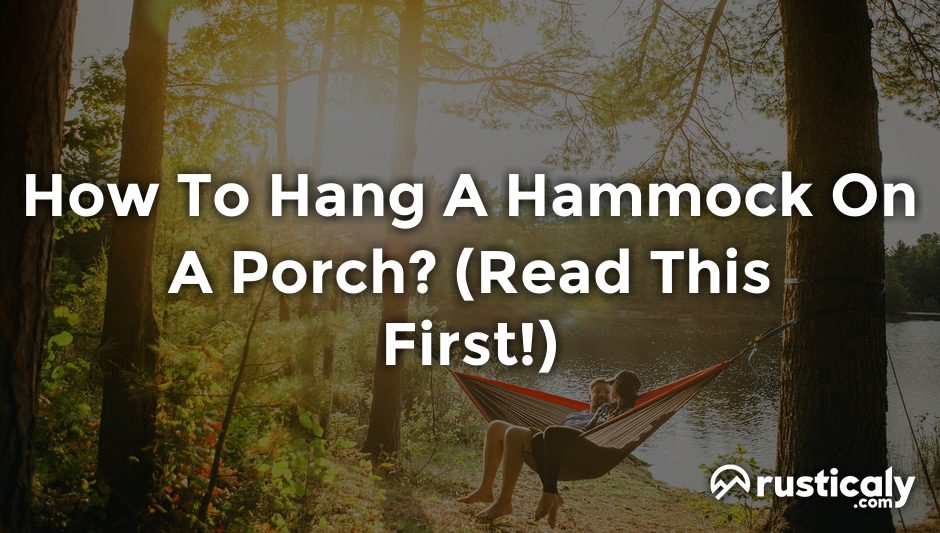 how to hang a hammock on a porch