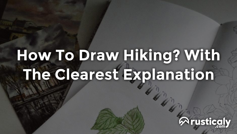 how to draw hiking